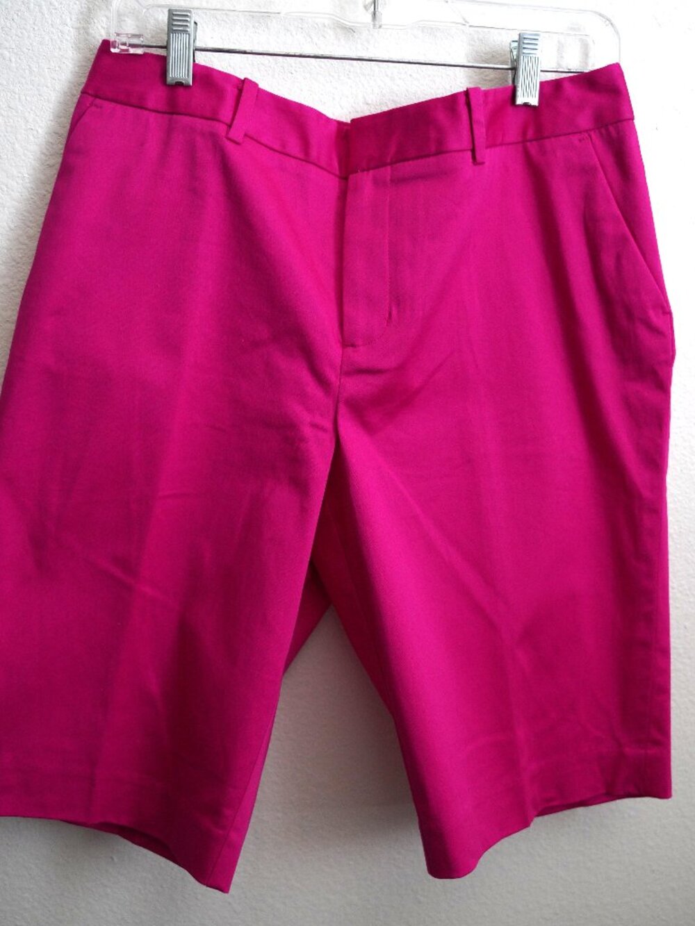 Coldwater Creek Pink Sateen Walking Shorts size 10 NWOTS